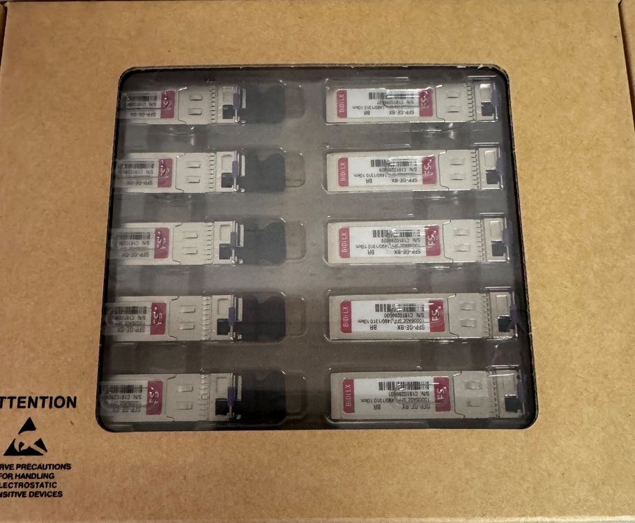 PCs: SFP 1000BASE-BX SFP 1490nm-TX/1310nm-RX 10km Modul – Neu und originalverpackt aus Wohlen AG von VerkaufAargau 1