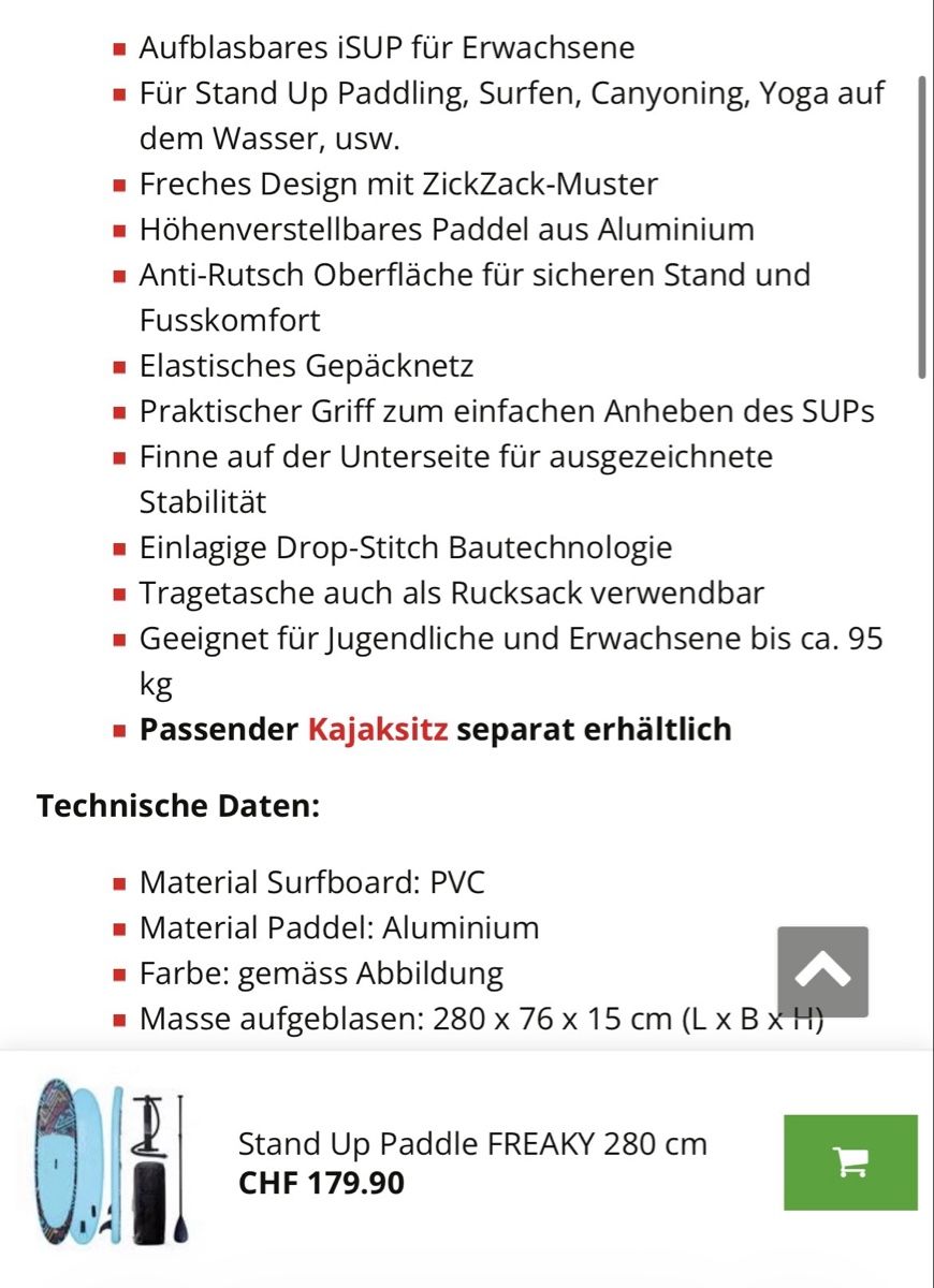 Gonser Surfboards & Schwimmbrette: SUP (StandupPaddle) – Gebraucht aus Merenschwand von ___niggi___ 4