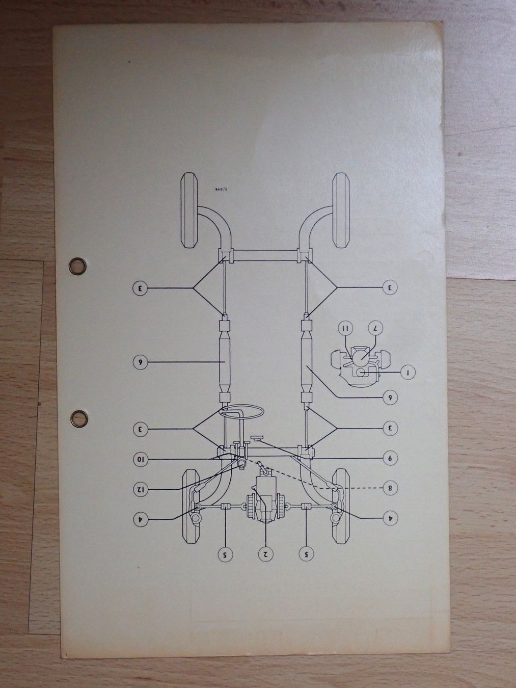 Dokumente: Citroen 2CV, Bijou - Schmierplan Shell England UK - V006 – Gebraucht aus Winterthur von 602ccm 1