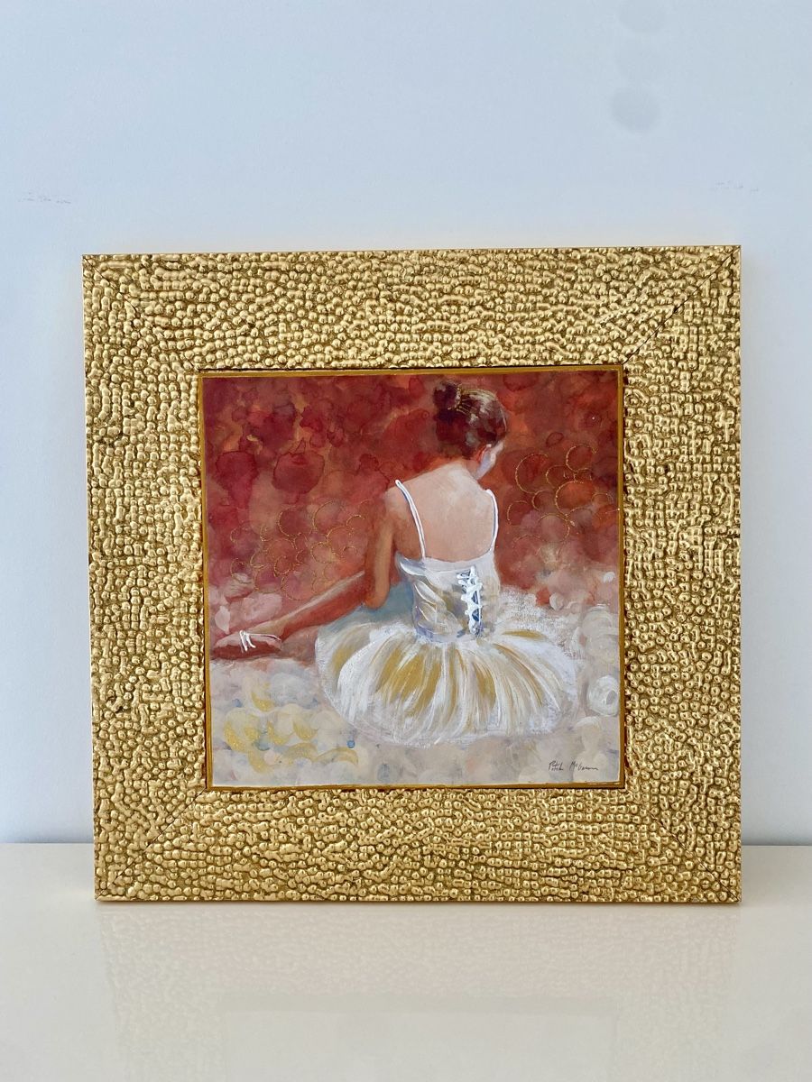 Dipinti: Gemälde: Ballerina mit Goldrahmen – Usato da Horw venduto da tan_fl68