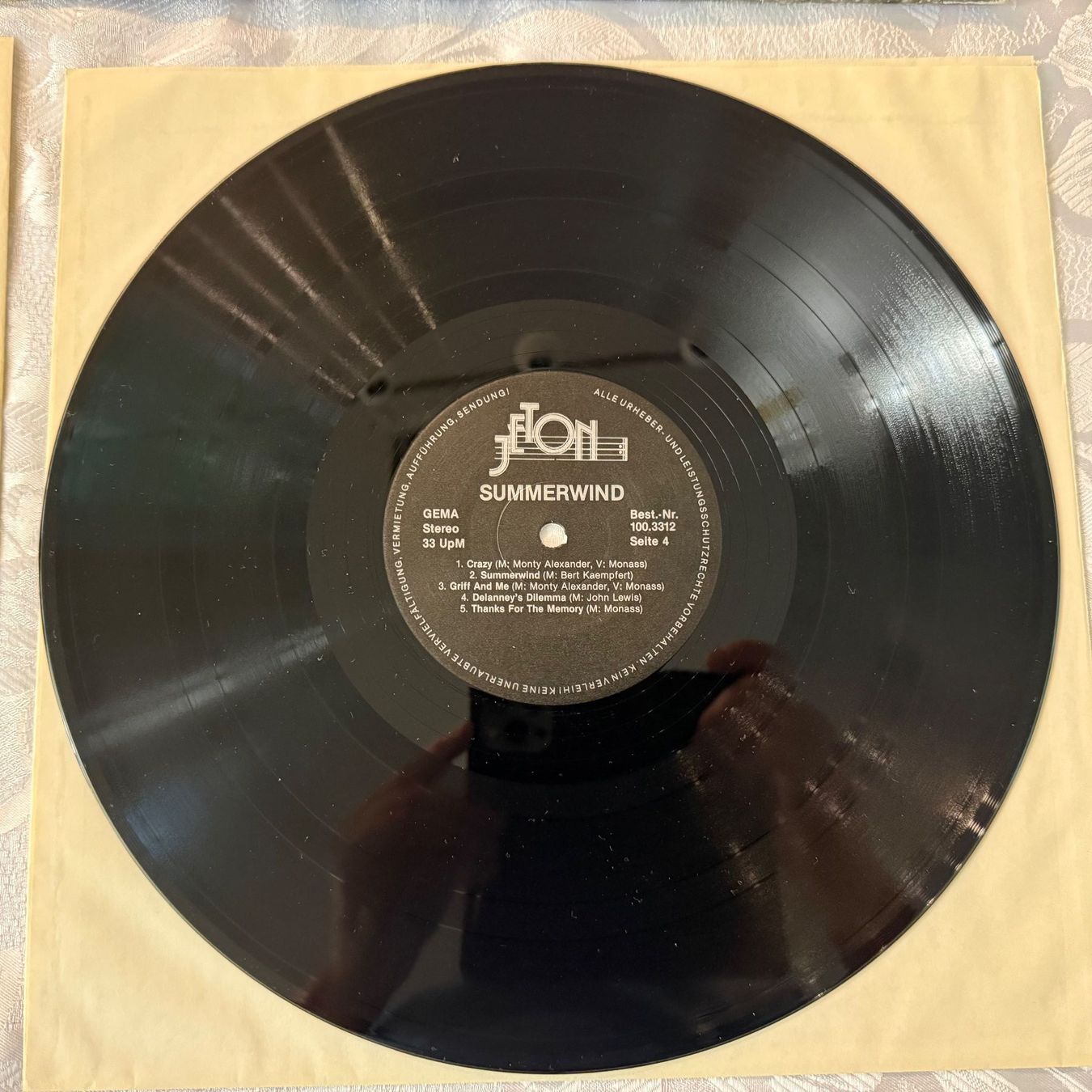 Dischi in vinile: RAY BROWN, MONTY, GRIFFIN, DREW, - SUMMERWIND – Usato da Zürich venduto da fehlton 6
