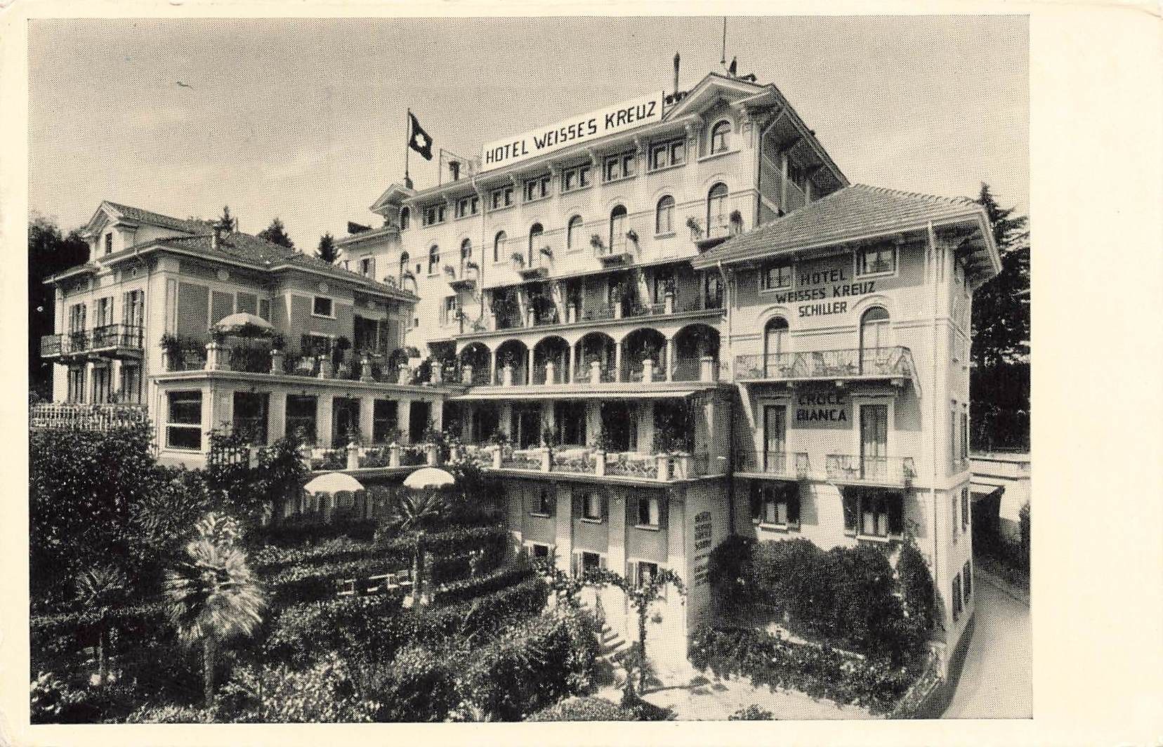 Ansichtskarten: Hotel. Lugano – Gebraucht aus Biasca von Blenio71