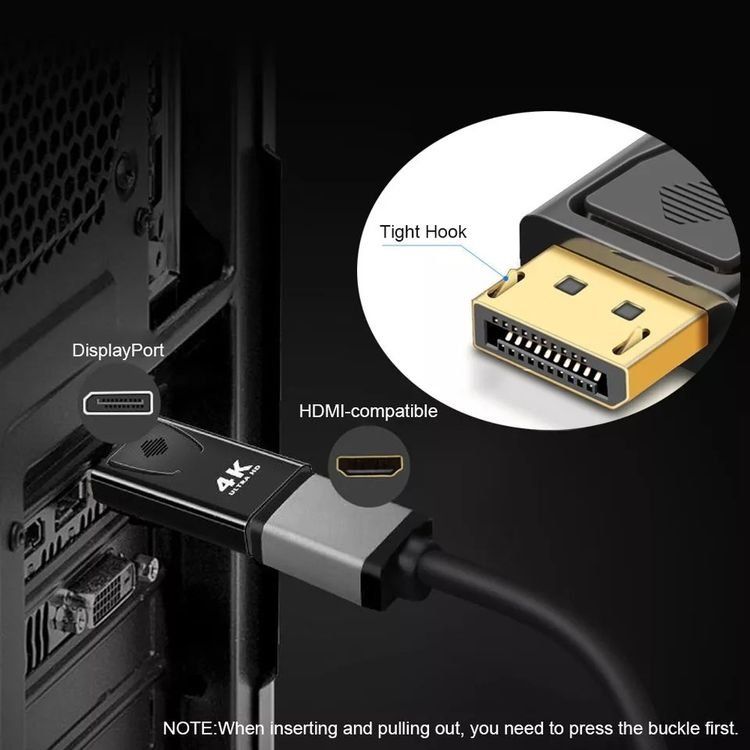 Adattatori: DisplayPort - zu - 4K HDMI Adapter – Nuovo (secondo la descrizione) da Kirchdorf AG venduto da Apost008 1