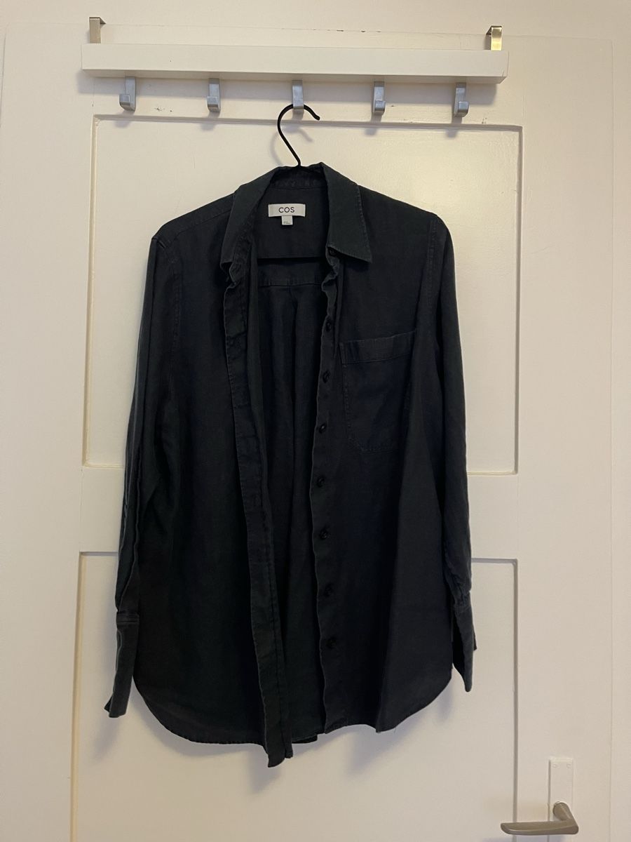 Cos Camicette: COS 100% Leinen Hemd schwarz EU36 – Nuovo (secondo la descrizione) da Zürich venduto da flo_8x2x 2