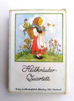 Heilkräuter-Quartett 50er Jahre Spielkartenfabrik Altenburg