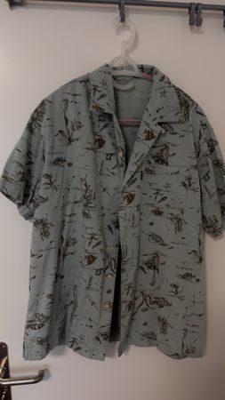 Sommerliches Kurzarmhemd von Rework, Grösse M, unisex
