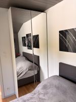 Wardrobe mirrored doors with drawers 200cm width good con...