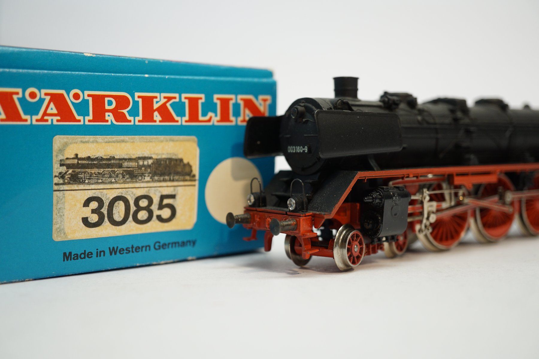 Märklin Modellini di ferrovie: 1å Märklin 3085 DB BR 003 Dampflok – Usato da Uetendorf venduto da tigermuegi