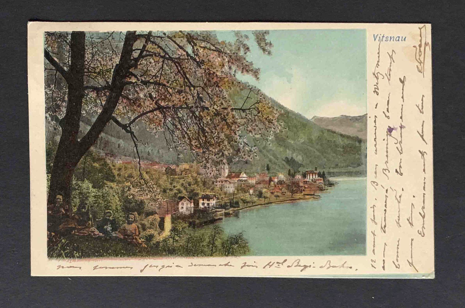 Cartoline postali: AK Vitznau – Usato da Goldau venduto da artelier1