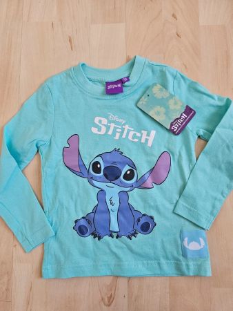 Kinder Langarmshirt Disney Stitch Grösse 92 mit Etikett