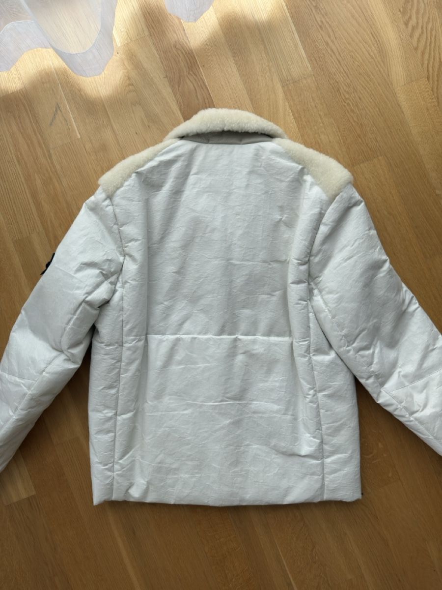 Stone Island Giacche: Stone Island Jacke Weiss – Usato da Emmenbrücke venduto da slymewolf 1