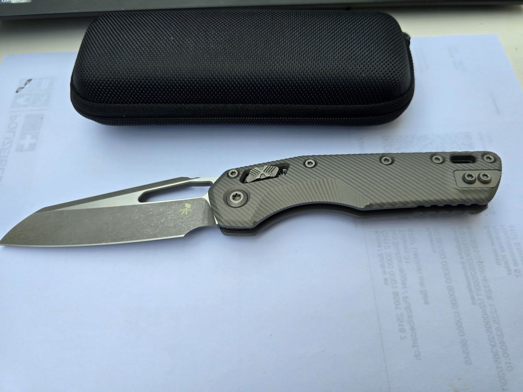 Taschenmesser: Microtech MSI Ram Lok Manual Folder Flutes Apocalyptic – Neu (gemäss Beschreibung) aus Ettingen von 1025andreas 1