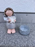Engel mit Glaskerzenlicht 