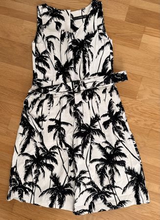 Sommerkleid Hallhuber Palmenmuster  