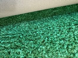 Ikea Kinderteppich 1 STÜCK! Teppich Langflor 133x160cm grün