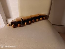 Holzzug, Kinderzug, Holzspielzeug, Eisenbahn 🚂  Holz