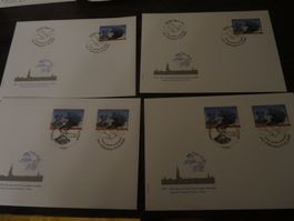 FDC 2009 Union Postale Universelle 4 STÜCK