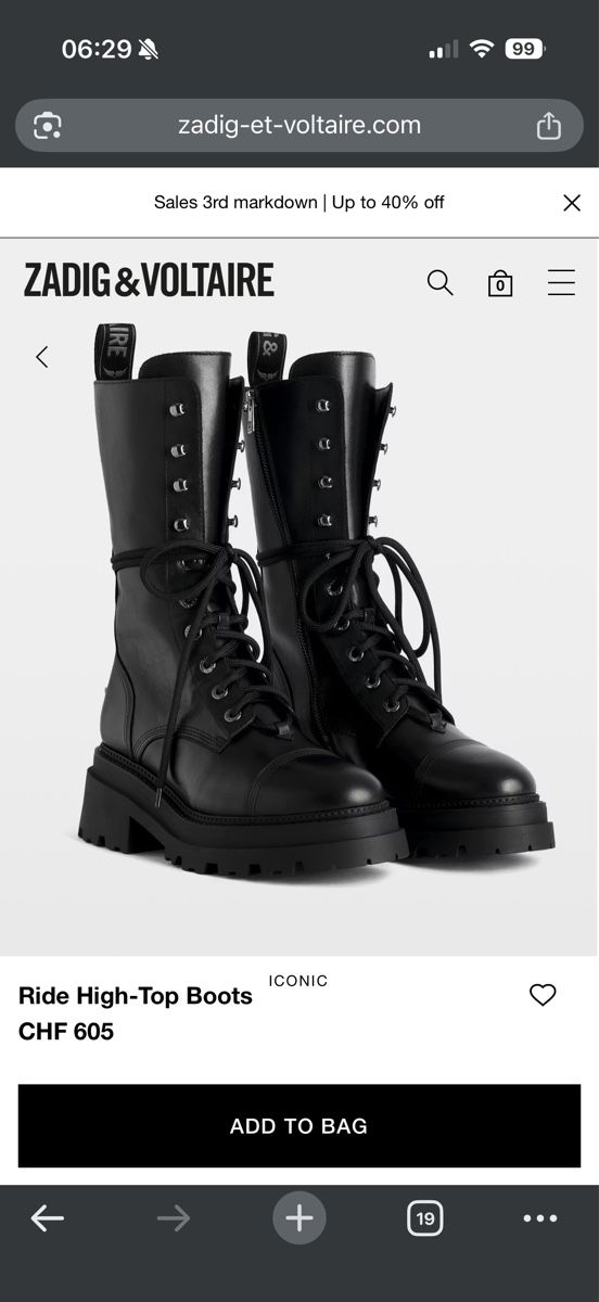 Zadig & Voltaire Chaussures femmes: Zadig Voltaire iconic boots – D'occasion à Zollikon par bay_k26p 4