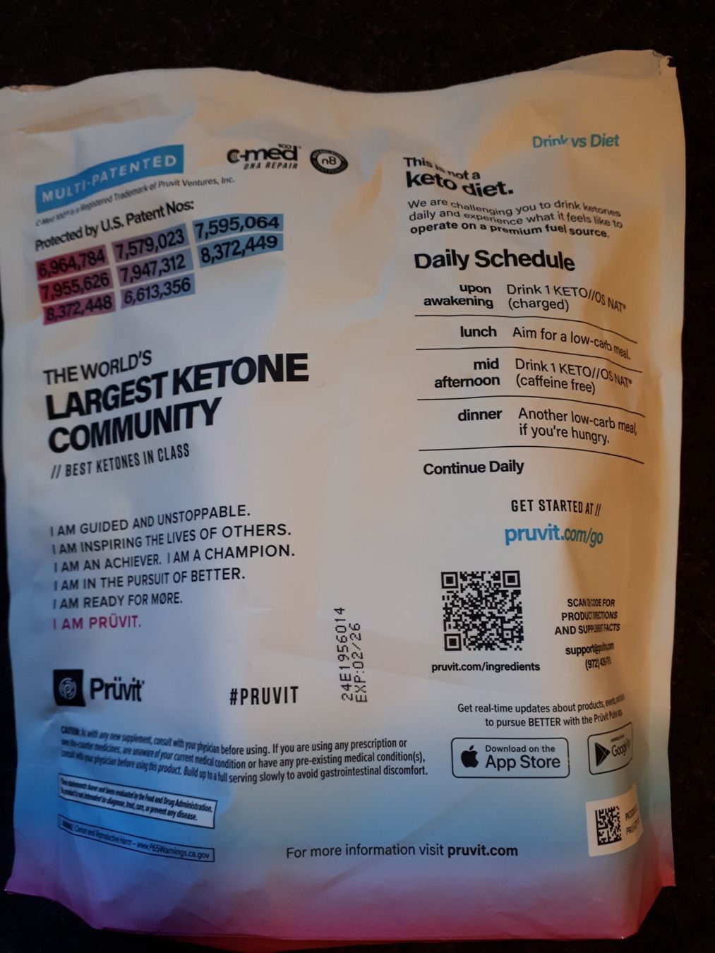 Lebensmittel & Spezialitäten: Bioidentische Exogene Ketone Prüvit – Gebraucht aus Matten (St. Stephan) von Sar-hu02 1