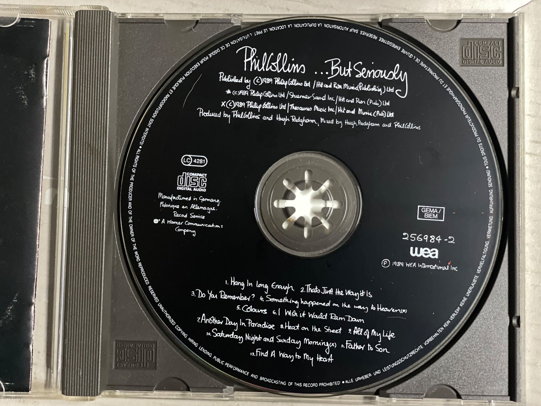 CD: Phil Collins Genesis - But Seriously... – Usato da Muri b. Bern venduto da AdidasCollector 2