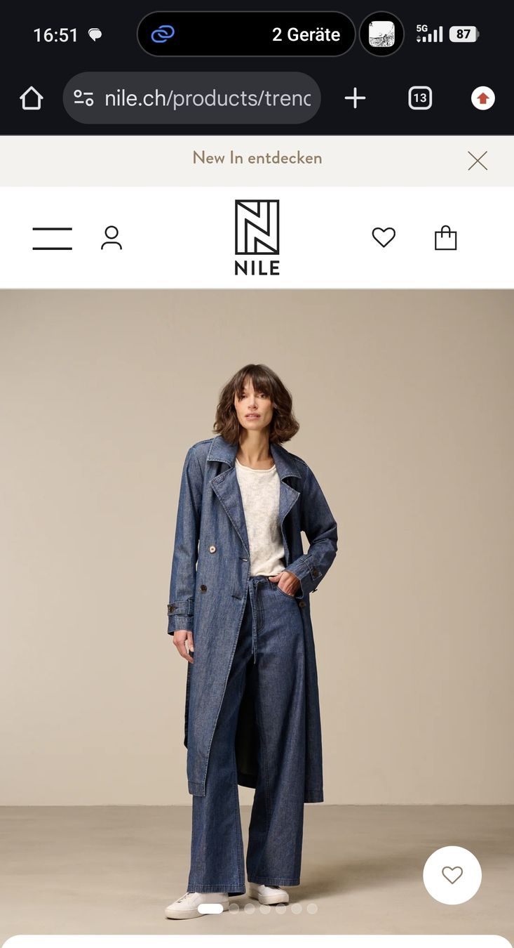 Nile Cappotti: Nile Trenchcoat – Nuovo (secondo la descrizione) da Mollis venduto da aliceee01 4