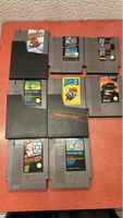 8 Nintendo NES Spiele Konvolut gebraucht