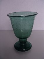 1960THIES GRÜNES GLAS MIT LUFTBLASEN