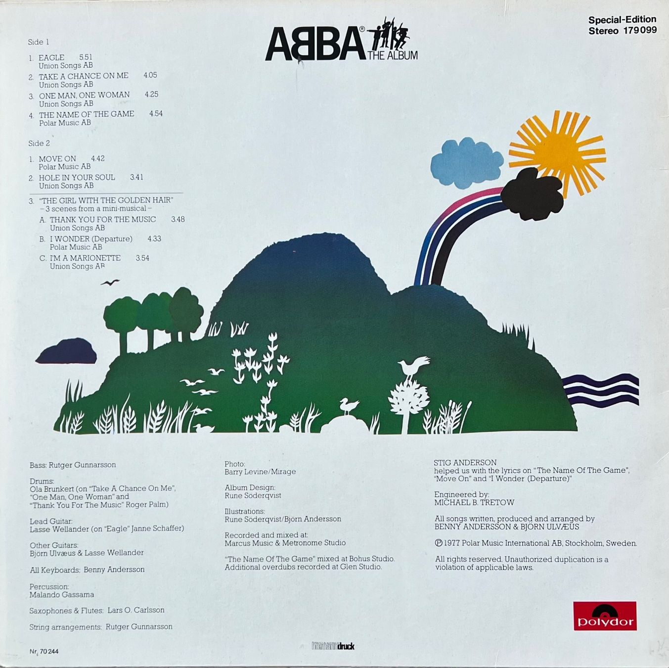 Schallplatten: ABBA - THE ALBUM – Gebraucht aus Horw von Belowzero0 1