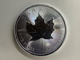 1 Unze Silber Canada Maple Leaf 2022