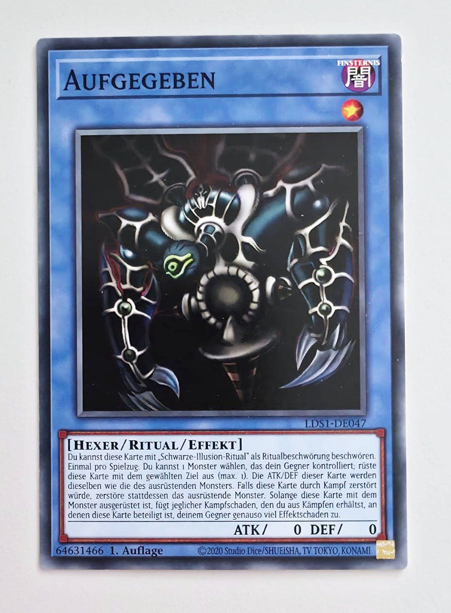 Yugioh Carte collezionabili: Aufgegeben - Yu-Gi-Oh! TCG – Usato da Zürich venduto da Zetto
