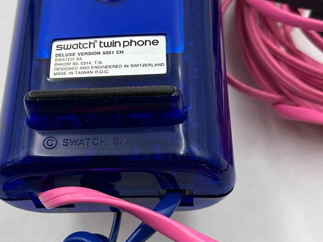 Telefoni: Swatch twin phone Telefon- DELUXE Version 5051 CH – Usato da Luzern venduto da Lager6640 6