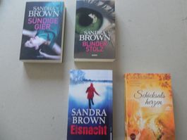 4  Triller Bücher Taschenbuch Autorin Sandra Brown 2008-2012