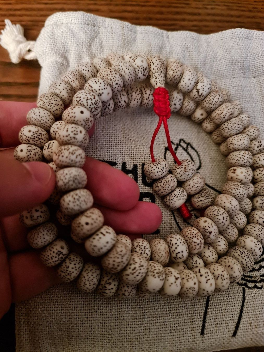 Ketten: Grosses Star & Moon Bodhi Mala 9x13mm – Neu (gemäss Beschreibung) aus Kriens von Jul_8D 1
