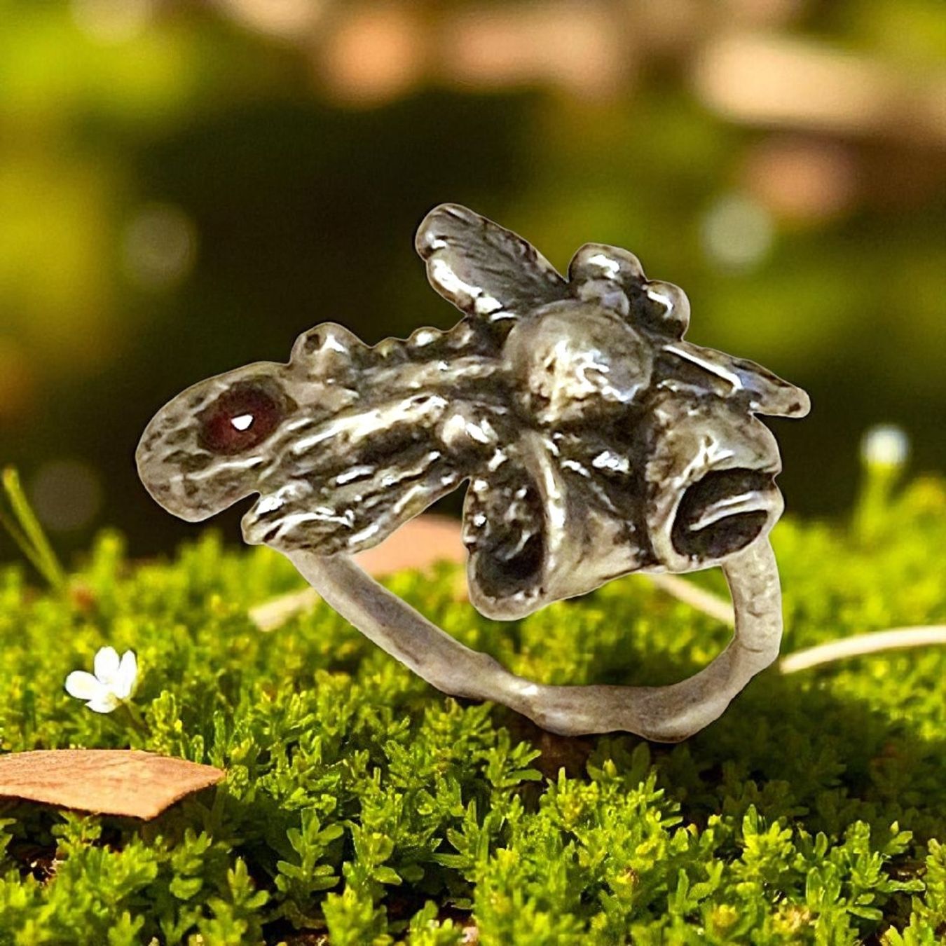 Ringe: Fairystyle Ring Silber & Granat, Grösse 46,7 – Neu und originalverpackt aus Aarau von Schmuckhoehle_MD 5