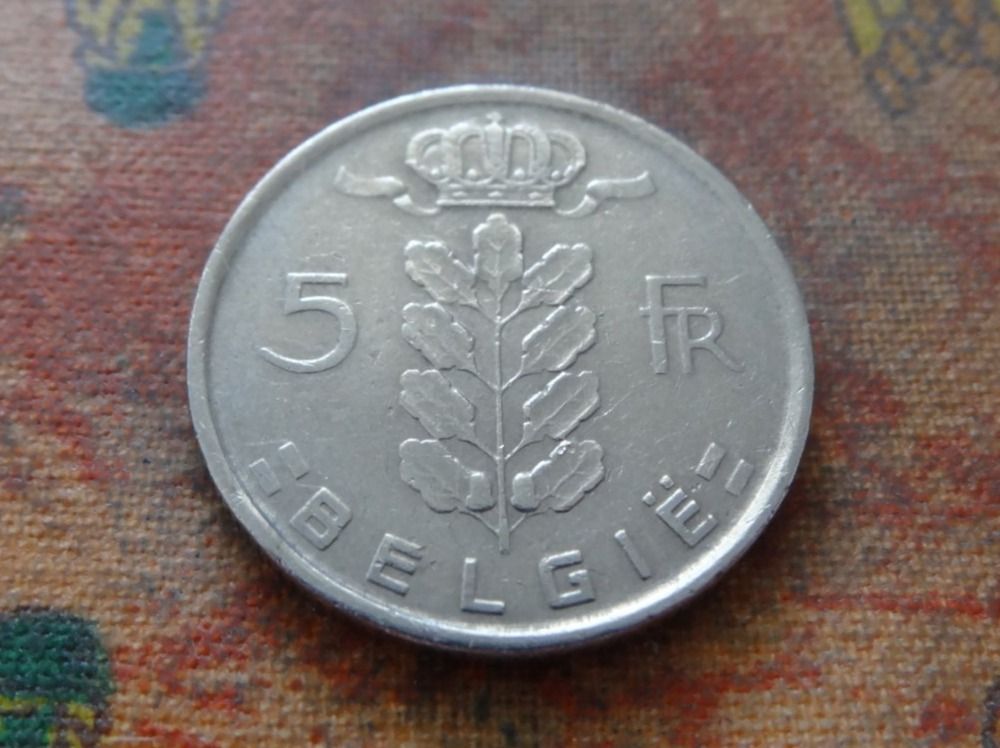Tutti le monete: BELGIQUE  5  Francs  1971 – Usato da Romanel-sur-Lausanne venduto da Swift13 1