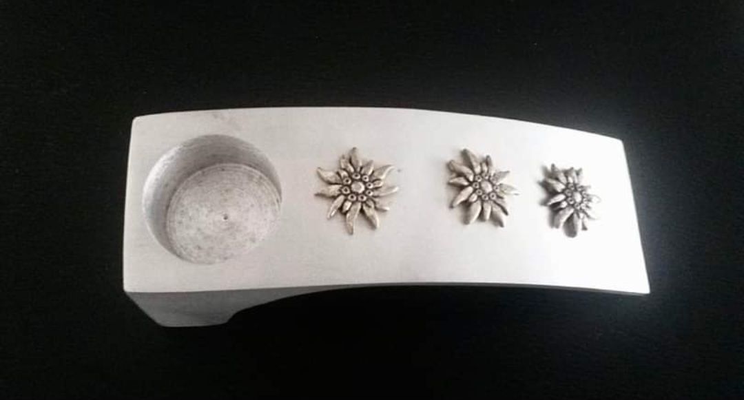 Sonstiger Bürobedarf: Edelweiss Brieföffner und Teelichthalter – Neu (gemäss Beschreibung) aus Basel von shirley_gold 5