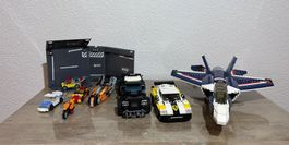 Lego diverse Fahrzeuge Inkl. Rennstrecke
