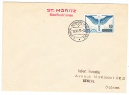 Lettre de St.Moritz BPA A75a pour Genève le 18.VIII.38