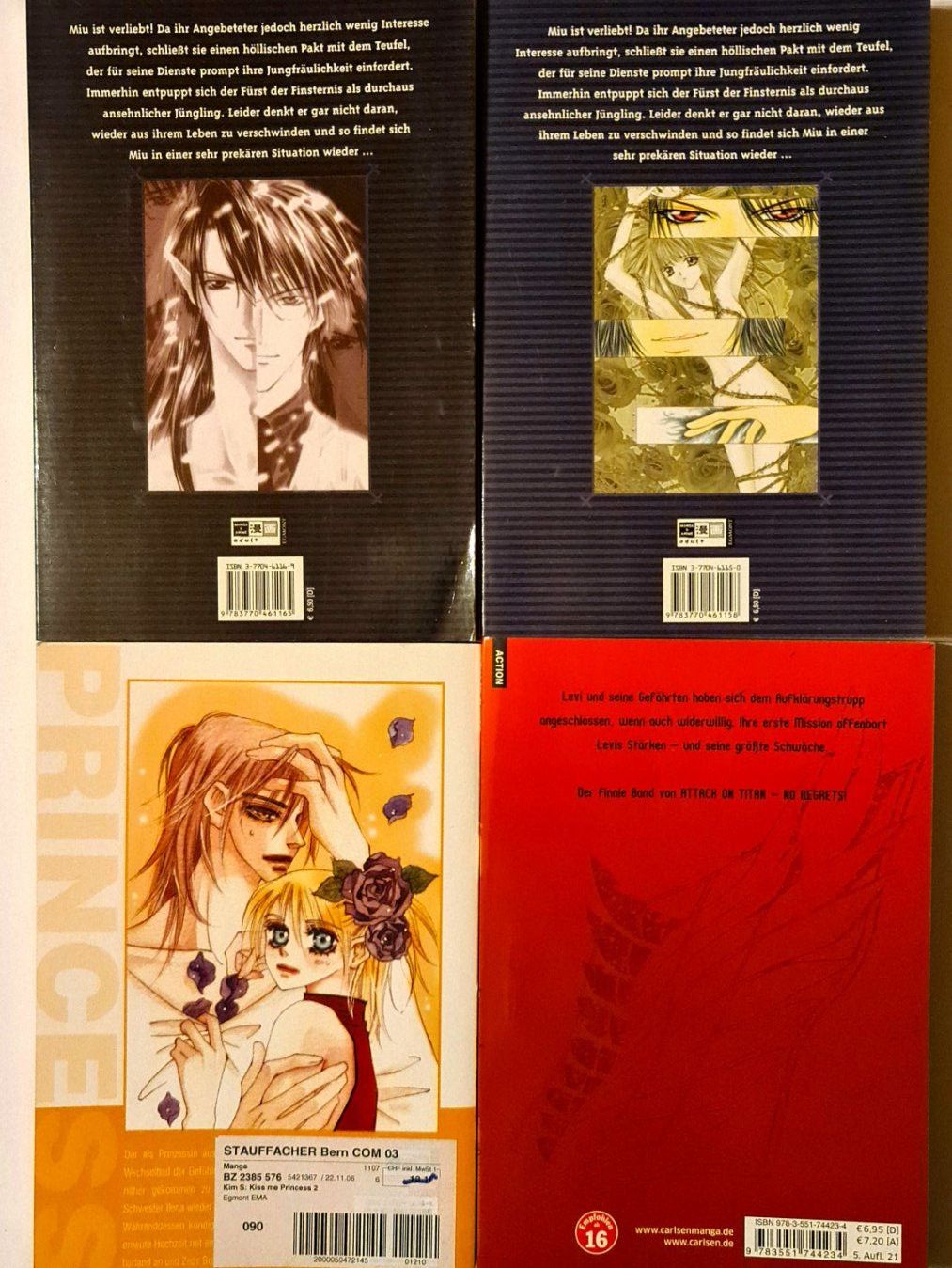 Comics: Vier verschiedene Manga Bände – Gebraucht aus Aesch BL von pri_fp8t 1