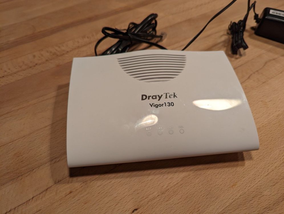 DrayTek Vigor 130 Router/Modem (Ideal für Bridging Mode) Kaufen auf