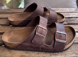 Birkenstock Arizona Sandalen braun Gr 41 Leder