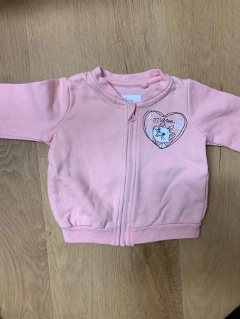 Rosa Baby-Jacke mit Marie Cat 🐱 Gr. 62/68**
