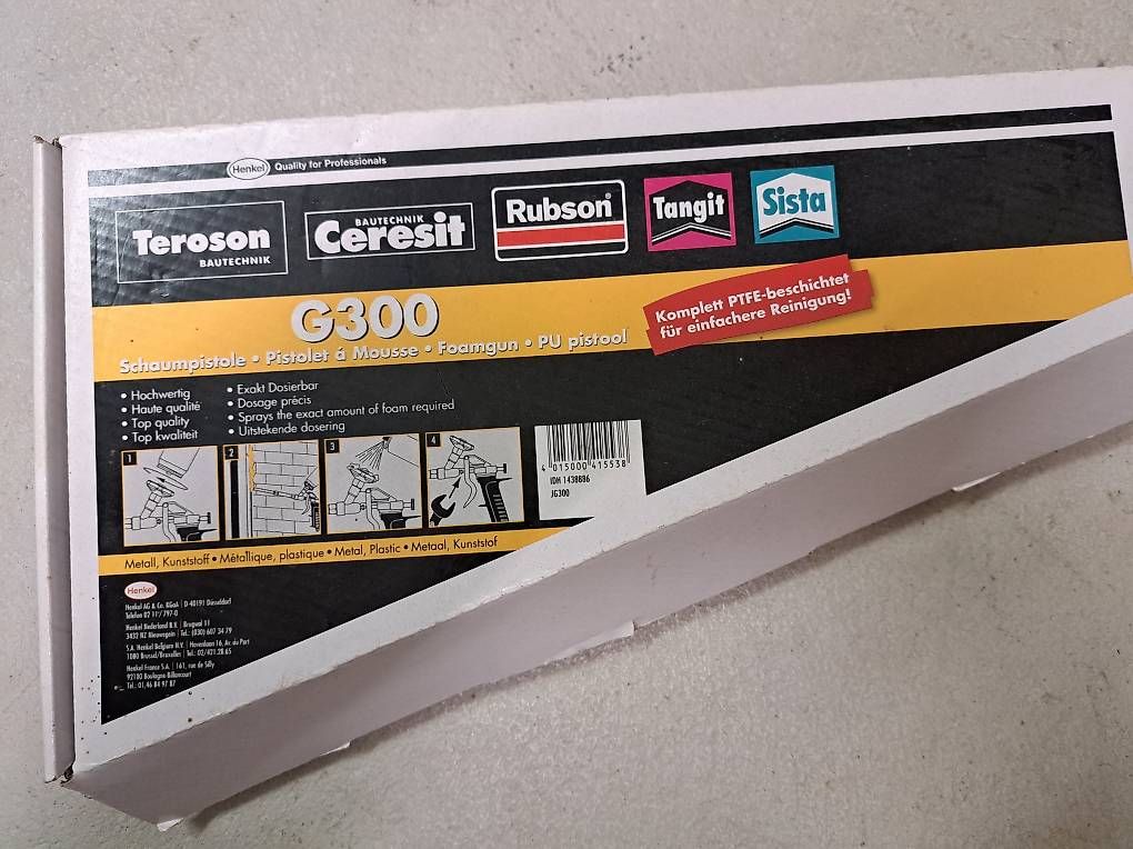 Tutti gli attrezzi: Schaumpistole G300 / Henkel – Nuovo e nell'imballaggio originale da Uznach venduto da gartenri 2