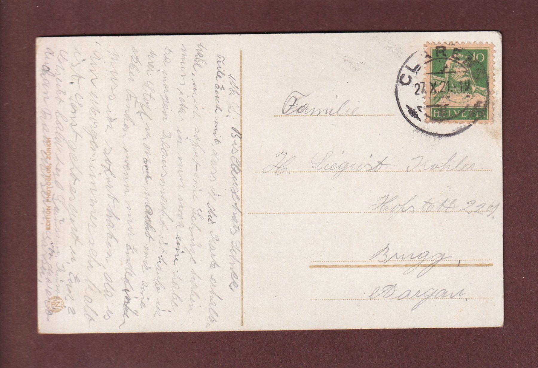 Cartoline postali: MONTREUX depuis le Lac – Usato da Pully venduto da nicecards 1