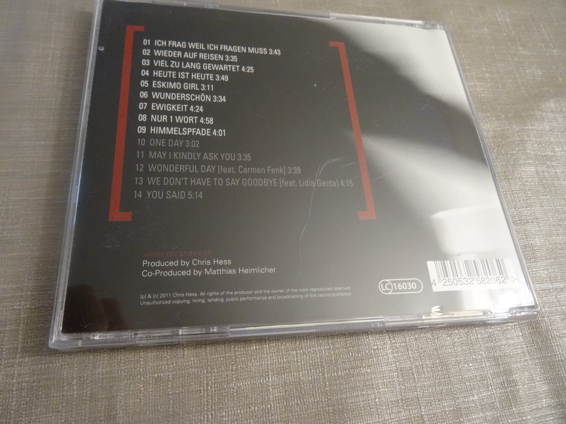 CD: Chris Hess - Unterwegs/Angekommen CD – Usato da Olten venduto da Disc-Ausverkauf 1