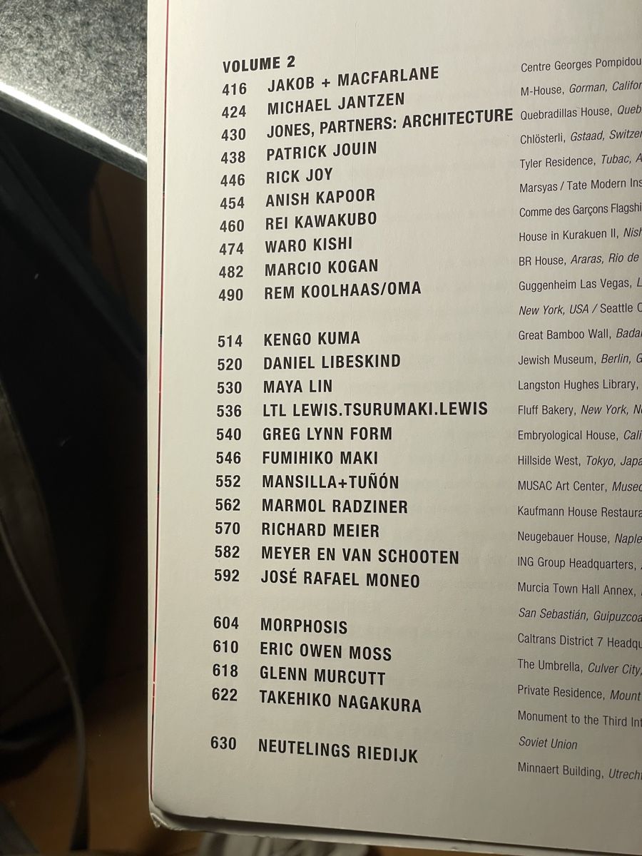 Libri: 100 Contemporary Architects A-Z, Taschen – Usato da Zürich venduto da jas_8jdz 5