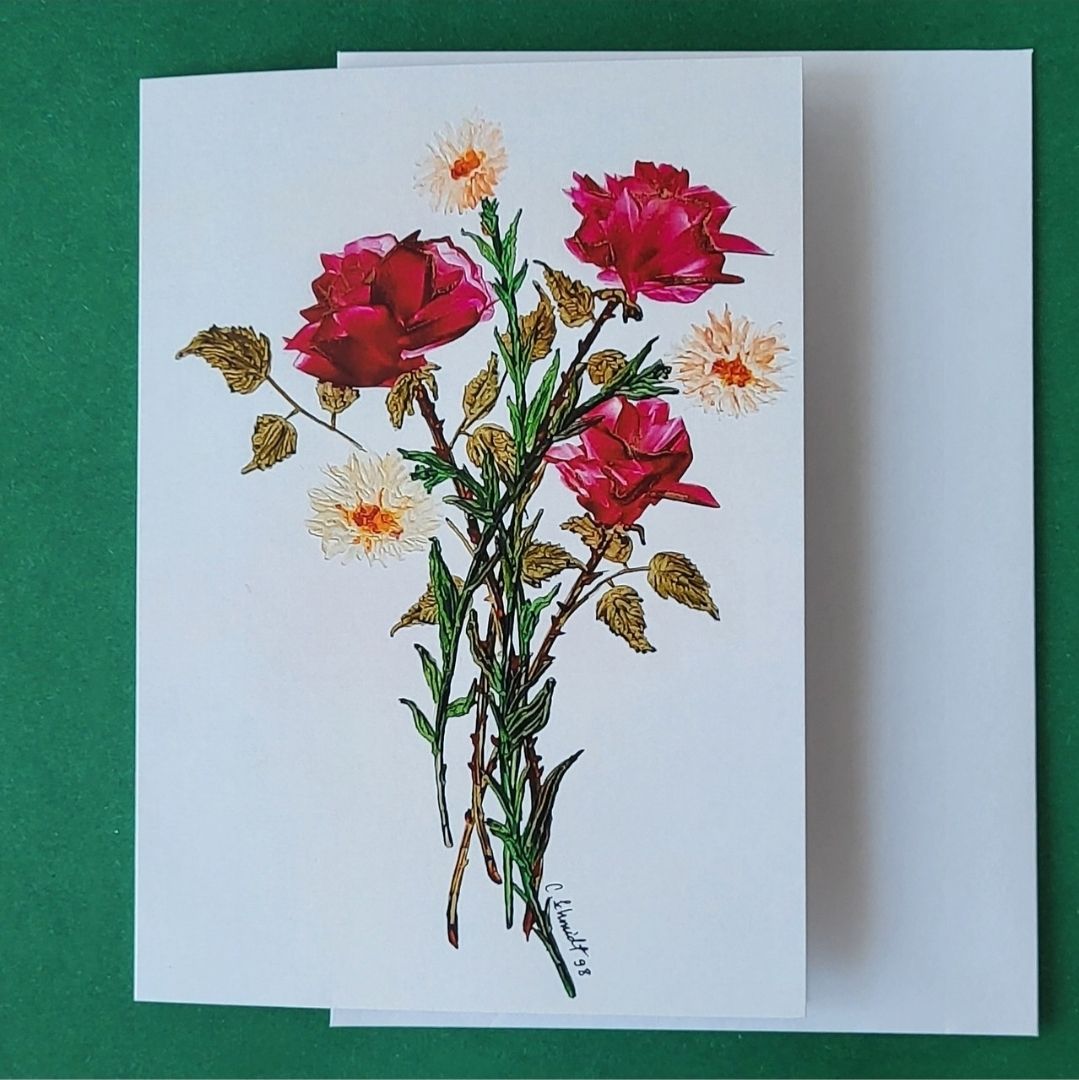 Cartoline: 10 Kunstkarten Blumenstrauss – Nuovo e nell'imballaggio originale da Meggen venduto da car_rxl6