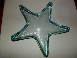 Sternförmige Glasschale