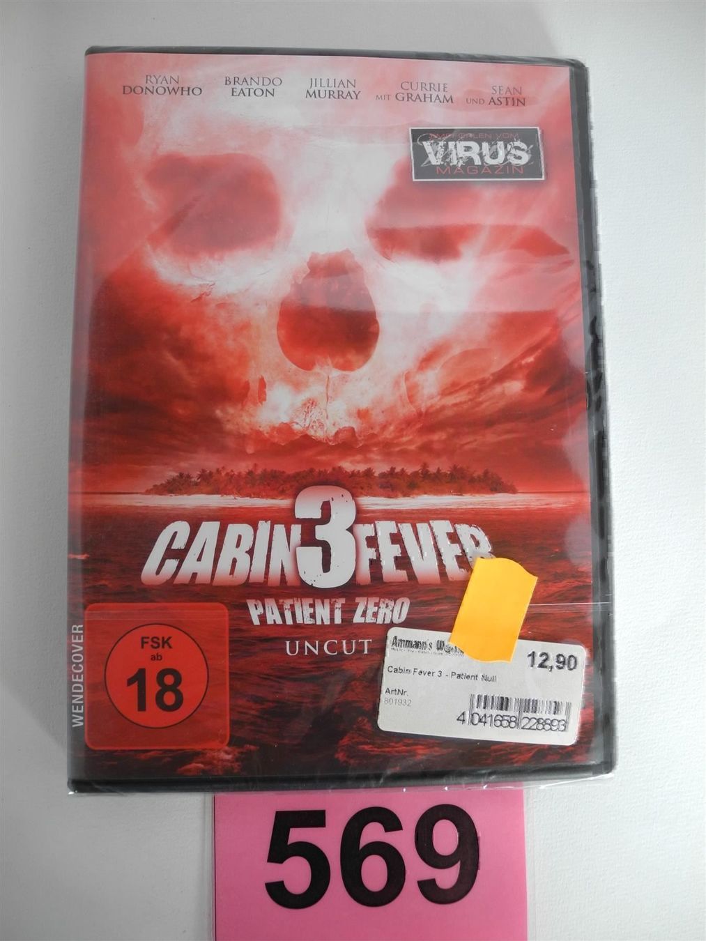 Tutti i DVDs: DVD Cabin3Fever, Nr. 569 – Nuovo e nell'imballaggio originale da Kottwil venduto da Crazyrolf