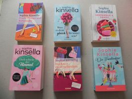 6  Buch Taschenbücher von Autorin Sophie Kinsella 2003 -2022